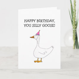 Alles Gute zum Geburtstag Dummer Gans Karte (Innen