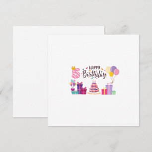 Alles Gute zum Geburtstag Editierbares Design  Einladung