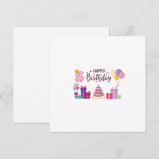 Alles Gute zum Geburtstag Editierbares Design  Einladung