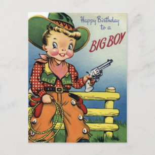 Alles Gute zum Geburtstag einem großen Jungen Postkarte
