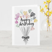 Alles Gute zum Geburtstag einfache Karte (Gelbe Blume)