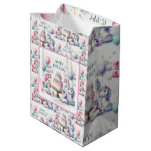 Alles Gute zum Geburtstag Einhorn Thema