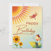 Alles Gute zum Geburtstag Einladung (Vorderseite)