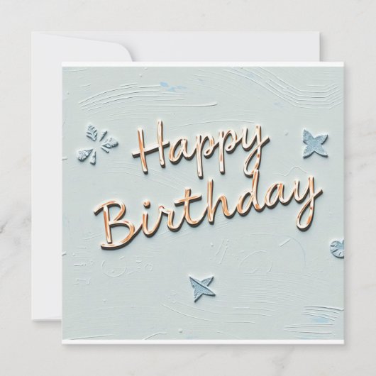 Alles Gute zum Geburtstag Einladung (Vorderseite)