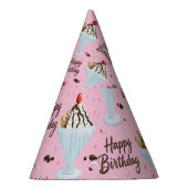 Alles Gute zum Geburtstag Eisbecher Partyhütchen (Rechts)