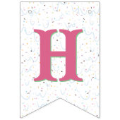 Alles Gute zum Geburtstag - Eiscreme Wimpelkette (Zweite Fahne)