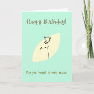 Alles Gute zum Geburtstag Eleganz Karte