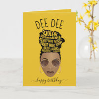 Alles Gute zum Geburtstag! Ermächtigung der schwar