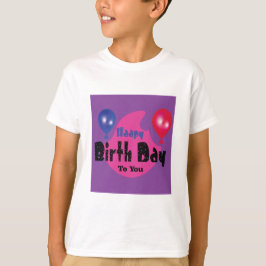 Alles Gute zum Geburtstag – Farbige Party-Feier-De T-Shirt
