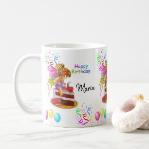 Alles Gute zum Geburtstag Feen Tasse