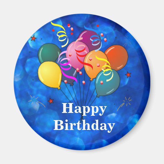 "Alles Gute zum Geburtstag," Feier, Magnet (Vorne)