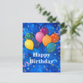 "Alles Gute zum Geburtstag," Feier,  Postkarte (Stehend Vorderseite)
