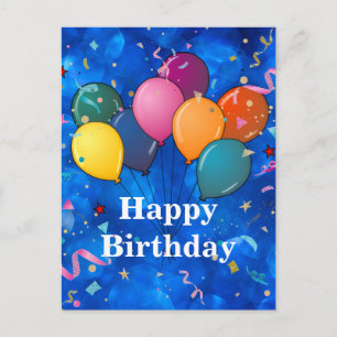 "Alles Gute zum Geburtstag," Feier, Postkarte