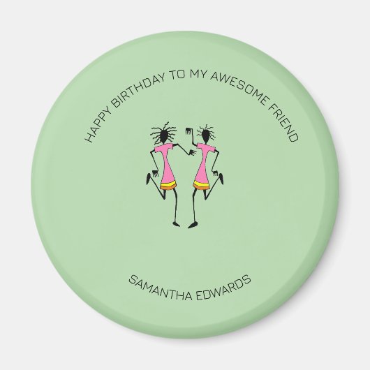 Alles Gute zum Geburtstag, Feierlichkeiten Party Magnet (Vorne)