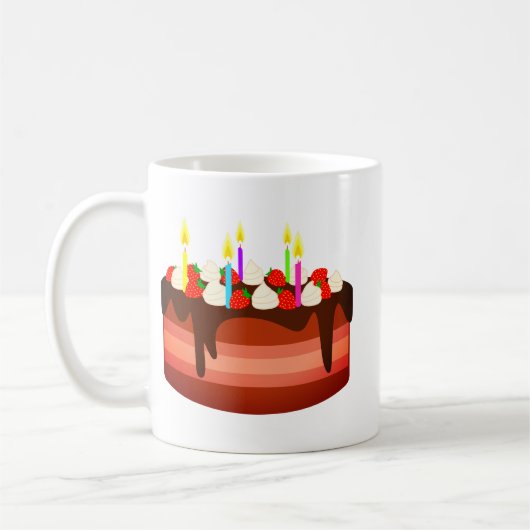 Alles Gute zum Geburtstag, Feiern Kaffeetasse (Links)