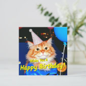 Alles Gute zum Geburtstag Feiertagskarte (Stehend Vorderseite)