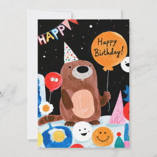 Alles Gute zum Geburtstag Feiertagskarte