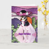 ALLES GUTE ZUM GEBURTSTAG - Feliz Cumpleaños - Karte (Gelbe Blume)