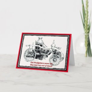 Alles Gute zum Geburtstag, Feuerwehrmann Karte