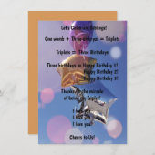 Alles Gute zum Geburtstag! Flache Grußkarte (Vorne/Hinten)