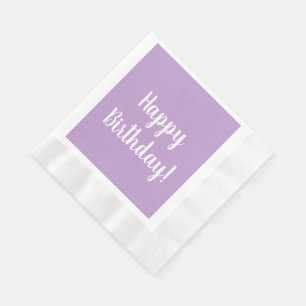 Alles Gute zum Geburtstag Flieder Lila Geburtstags Serviette