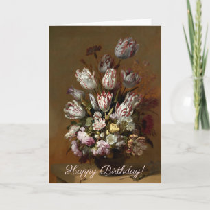 Alles Gute zum Geburtstag - Florales Bouquet   Nie Karte