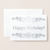 Alles Gute zum Geburtstag! Folienkarte (Vorderseite mit Umschlag)