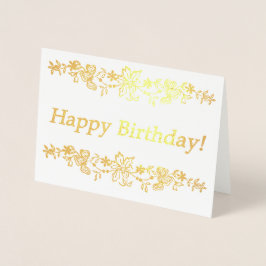 Alles Gute zum Geburtstag! Folienkarte