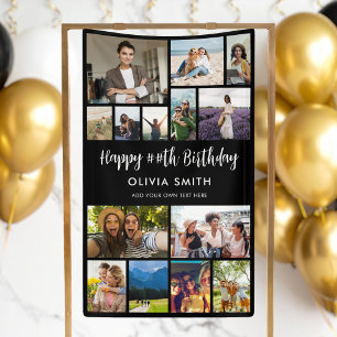 Alles Gute zum Geburtstag Foto-Collage Party- Bann Banner