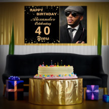 Alles Gute zum Geburtstag Foto-Party-Event Gold Sc