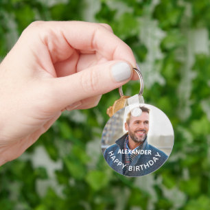 Alles Gute zum Geburtstag Foto Personalisieren Schlüsselanhänger