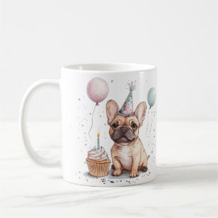 Alles Gute zum Geburtstag Französische Bulldogge Kaffeetasse