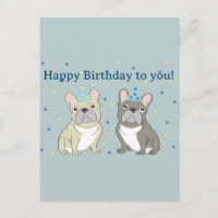Alles Gute zum Geburtstag Französische, Bulldogge