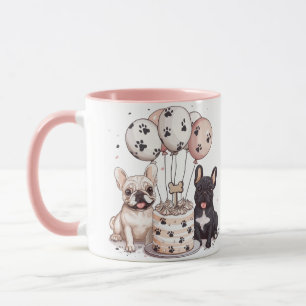Alles Gute zum Geburtstag Französische Bulldoggen Tasse