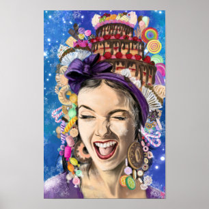 Alles Gute zum Geburtstag Frau Poster