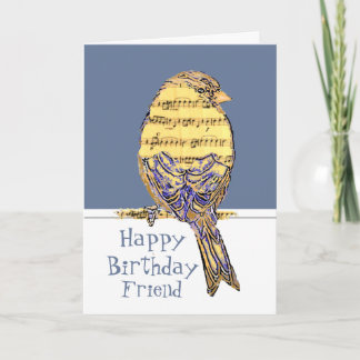 Alles Gute zum Geburtstag Freund Musiker Spaß Musi Karte