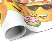 Alles Gute zum Geburtstag Frohe Weihnachtswrapping Geschenkpapier (Rolleneckpunkt)