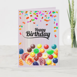 Alles Gute zum Geburtstag Früchte Grußkarte Karte