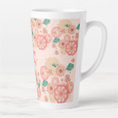 Alles Gute zum Geburtstag - Frühlingspfirsich Blum Milchtasse (Rechts)