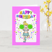 Alles Gute zum Geburtstag für die beste Karte (Gelbe Blume)