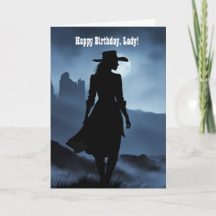 Alles Gute zum Geburtstag für eine starke Dame Fra Karte