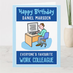 Alles Gute zum Geburtstag für einen Arbeitskollege Karte