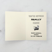 Alles Gute zum Geburtstag für einen Dinosaurier Karte (Innenseite)