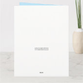 Alles Gute zum Geburtstag für einen Schriftsteller Karte (Rückseite)