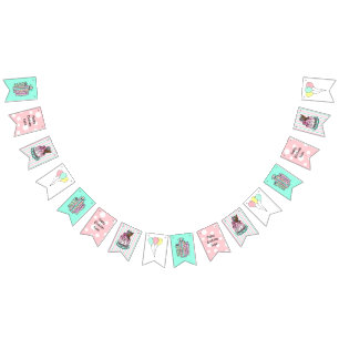 Alles Gute zum Geburtstag für Girls Geburtstagspar Wimpelkette