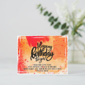 Alles Gute zum Geburtstag für Ihr Bibelverse Postkarte (Stehend Vorderseite)