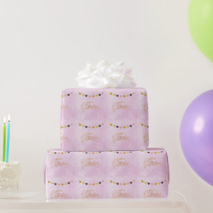 Alles Gute zum Geburtstag für ihre Herzensschnur Geschenkpapier