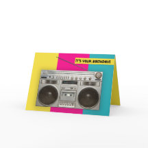 Alles Gute zum Geburtstag für jeden Retro Boombox