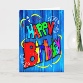 Alles Gute zum Geburtstag für jedermann Karte