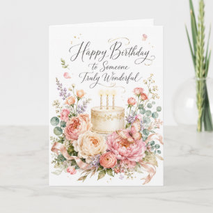 Alles Gute zum Geburtstag für jemanden, der wirkli Karte